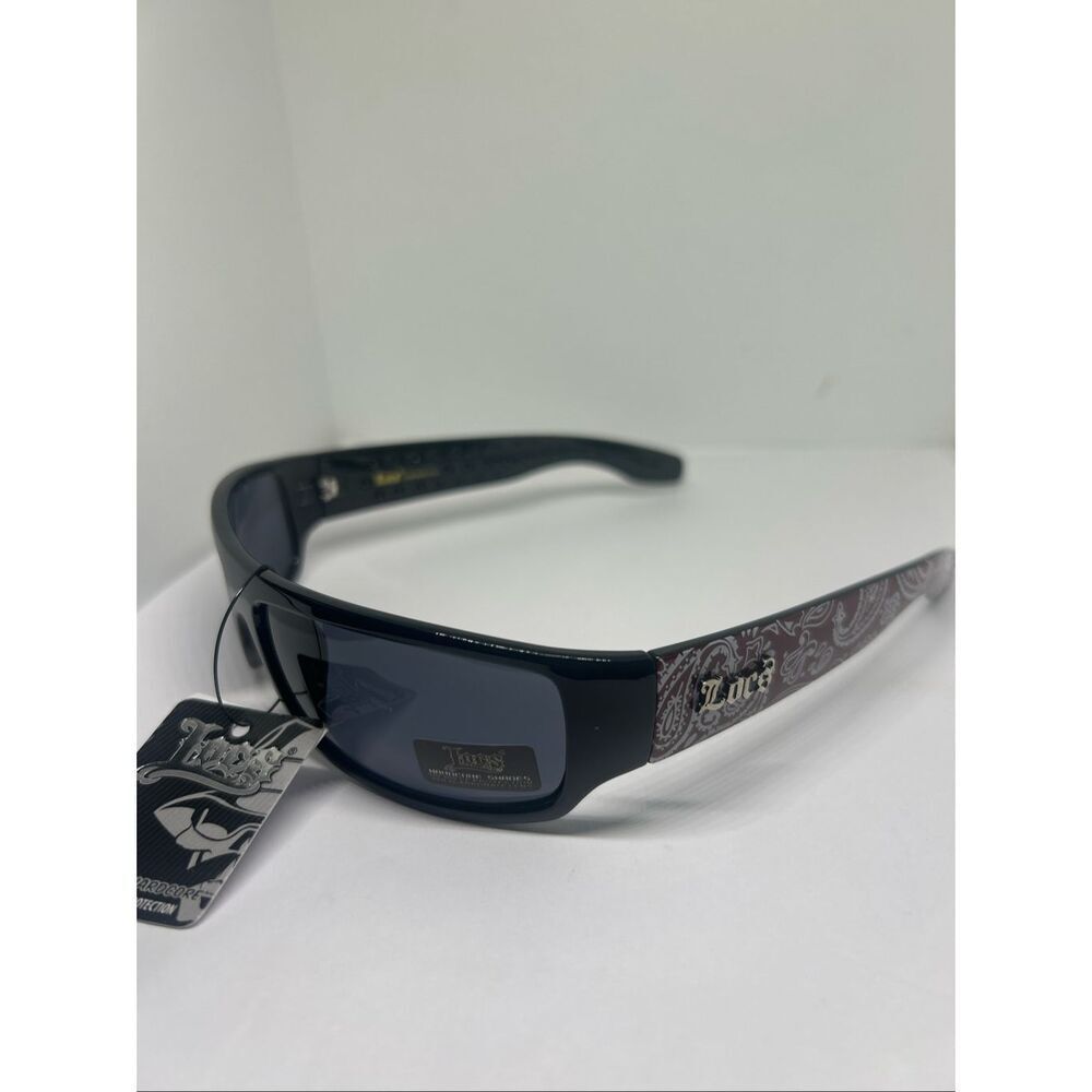 Locs Bandana Design Wraparound Sunglasses UV400 – New